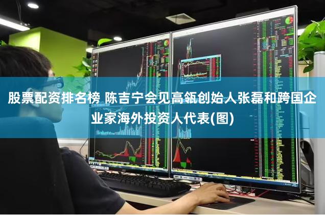 股票配资排名榜 陈吉宁会见高瓴创始人张磊和跨国企业家海外投资人代表(图)